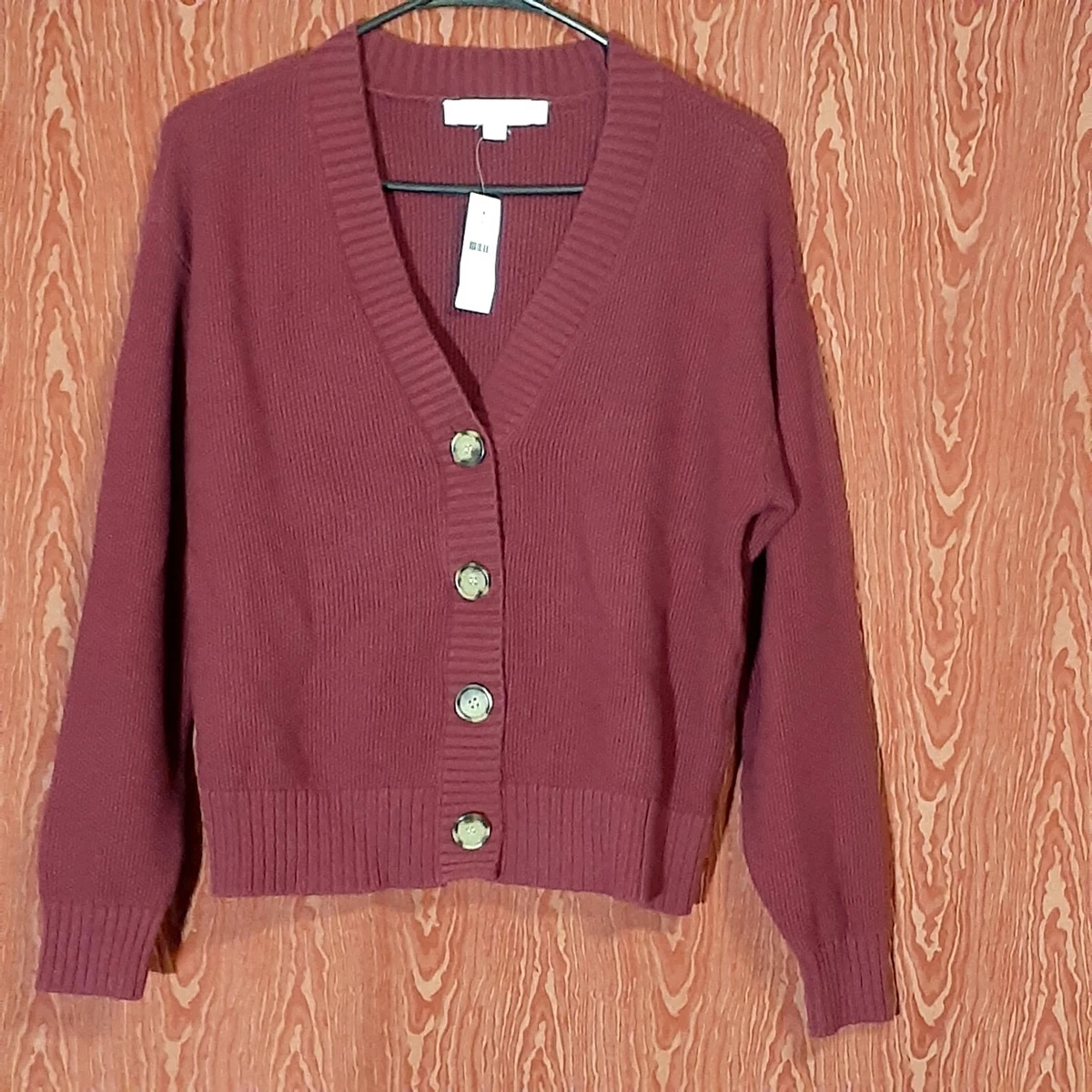 Loft v 2025 neck cardigan