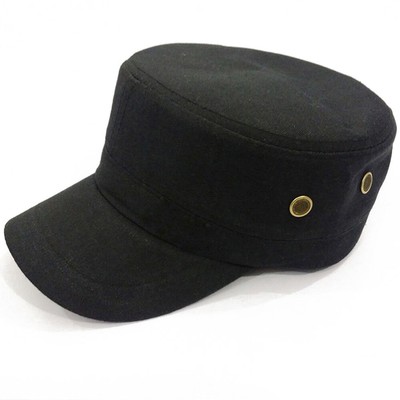 Style Hat Flat Outdoor Leisure Sports Leisure Visor (Black)