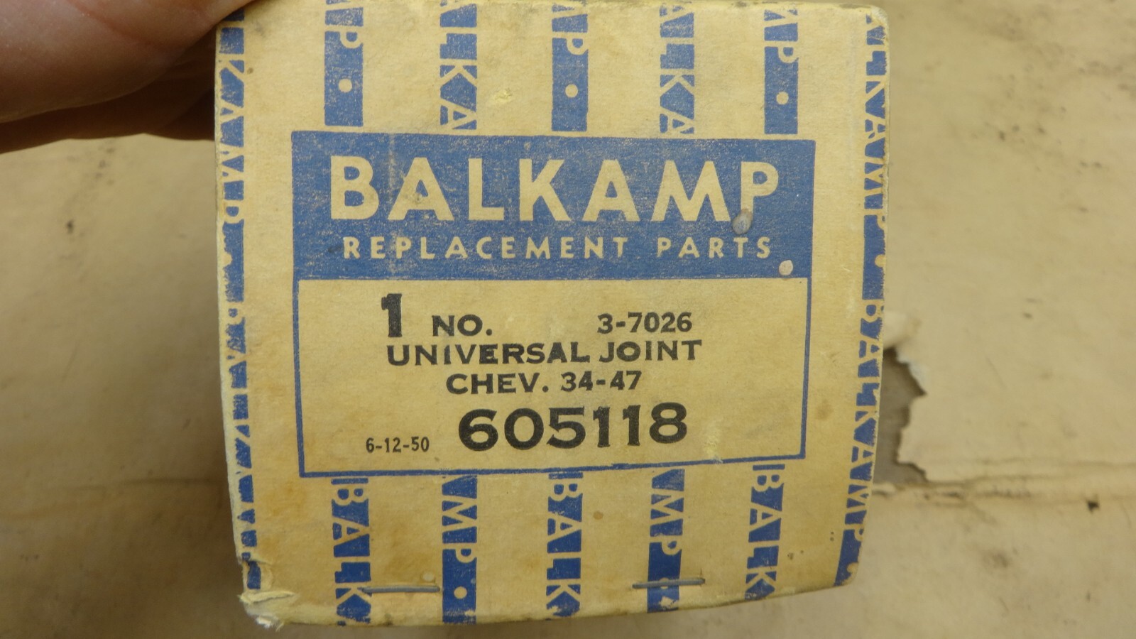 NOS 1934 1947 Chevy Truck U-JOINT ASSEMBLY Original Balkamp Replacement ...