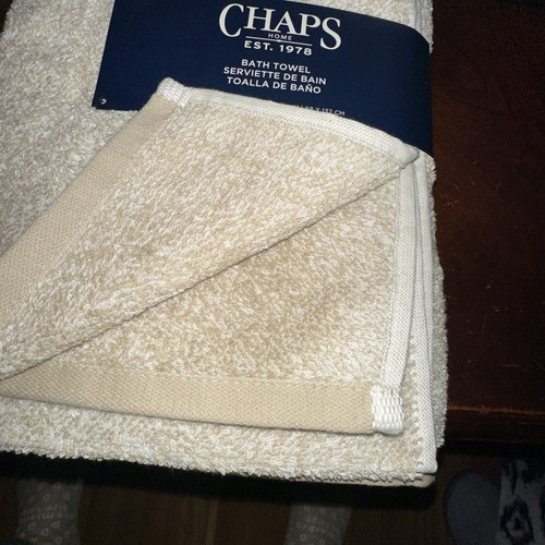 Chaps Home Badetuch hellbraun 27 x 54 Neu mit Etikett - Bild 7 von 7