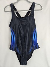 Women's One Piece Athletic Racerback Swimsuit Slimming Bathing Suit Sz L