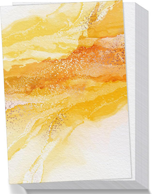 100 Sheets Watercolor Paper Cotton 140LB/300GSM Thick Off-White Cold Press Paper