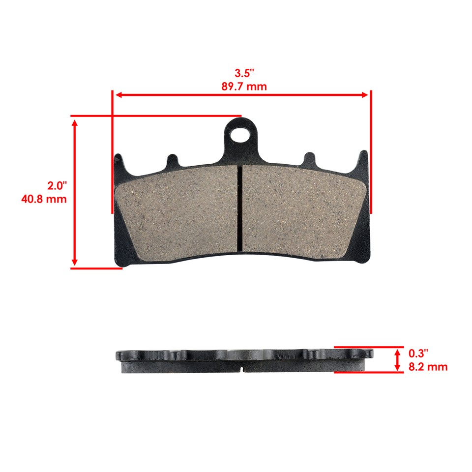 Front & Rear Brake Pads For Kawasaki Ninja ZX-6 / ZX600 (1993-2001