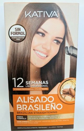 Kativa Keratin \u0026 Argan Oil Kit Brazilian Straightening (alisado brasileño)  7750075021167 | eBay