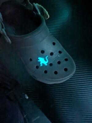 Godzilla Glow In The Dark Croc Charms (4er Pack) Jibbits 
