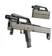 Full Size Compact FMG9 Electric Folding 7MM-8MM Gel Blaster With Flashlight