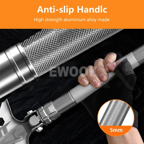 Camping Shovel Folding Outdoor Survival Tools Multifunction Hiking Military - Picture 8 of 15