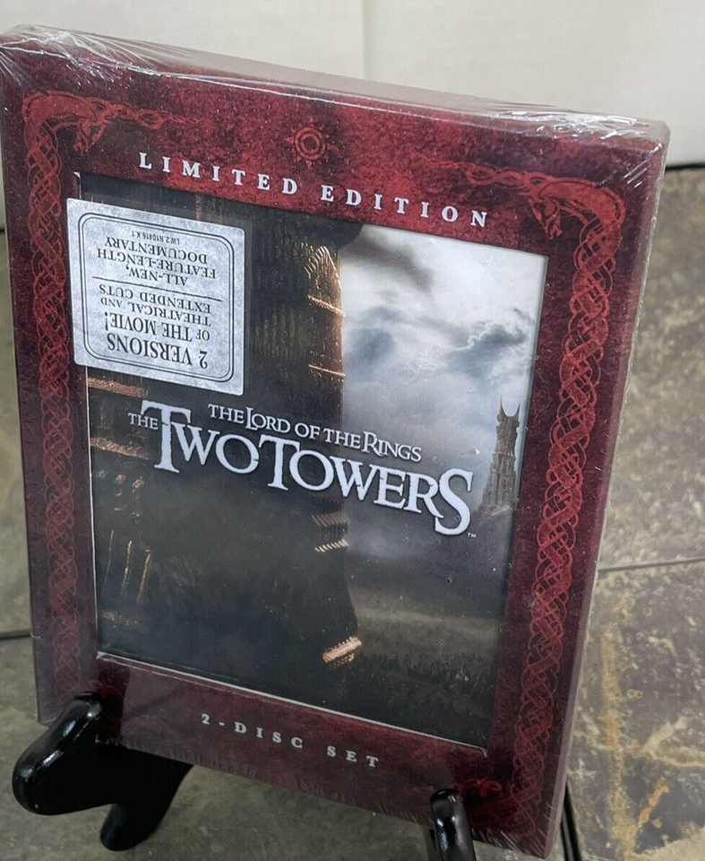 The Lord of the Rings: Two Towers, Extended Edition, DVD Sealed Factory
