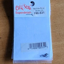 Grab Irons RS Diesels Drop Style Side 8 Pieces  .012" Wire Cal Scale 190-531 HO