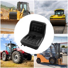 Universal Forklift Seat for Tractors/Excavators Skid Steer Loaders Slidable Seat