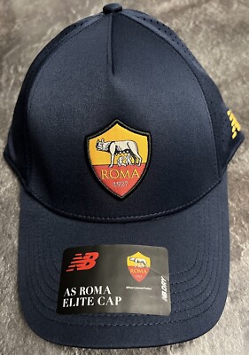 New Balance Dry AS Roma Elite Snapback Hat Cap Navy Adult Unisex MH231277  New