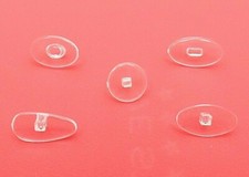 Nose Pads Super Slim Polycarbonate Snap In, Slide In, Screw In, Various Shapes