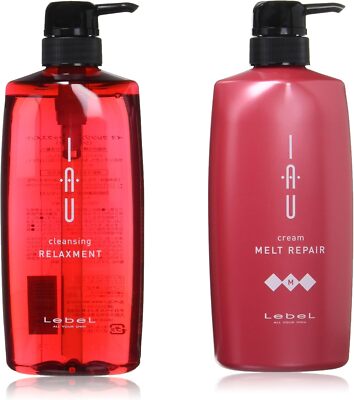 LebeL IAU Cleansing Relaxment Shampoo Melt Repair Treatment 600ml