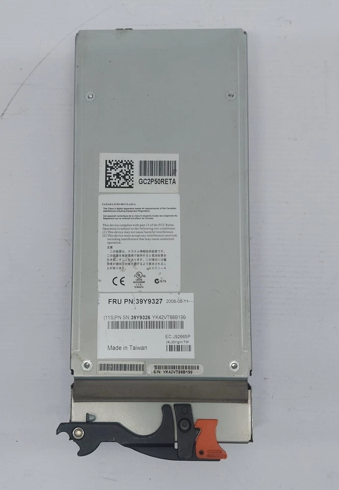 IBM PN-39Y9327 SERVER CONNECTIVITY MODULE FOR IBM BLADECENTER IBM39Y9327 TAIWAN - Image 4 of 4