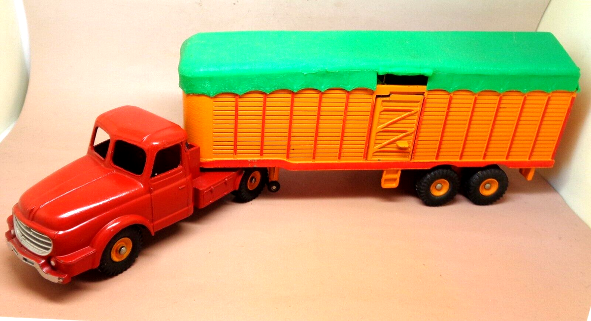Camion Dinky Supertoys 36A Willème Avec Remorque Bois De 1958, Boîte D'origine