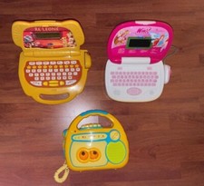 3 Computer / Kassettenspieler Vintage für Kinder 