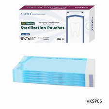 5.25" x 11" Dental Self Sealing Sterilization Pouches Autoclave, Sterilizer Bag