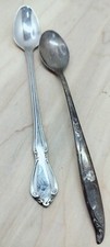 VTG 1940 BABY SPOONS 1 IS HOLMES  EDWARDS 1 IS ONEDIACRAFT DELUXE STAINLESS