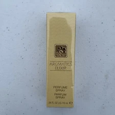 Clinique Aromatics Elixir Parfum 0.34 oz / 10 ml Spray SEALED BOX