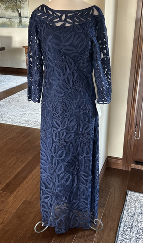 Robe Soirée Formelle Mère De La Mariée Ou Demoiselle D'Honneur - Taille M Bleu Bleuet - Style Ball Gown