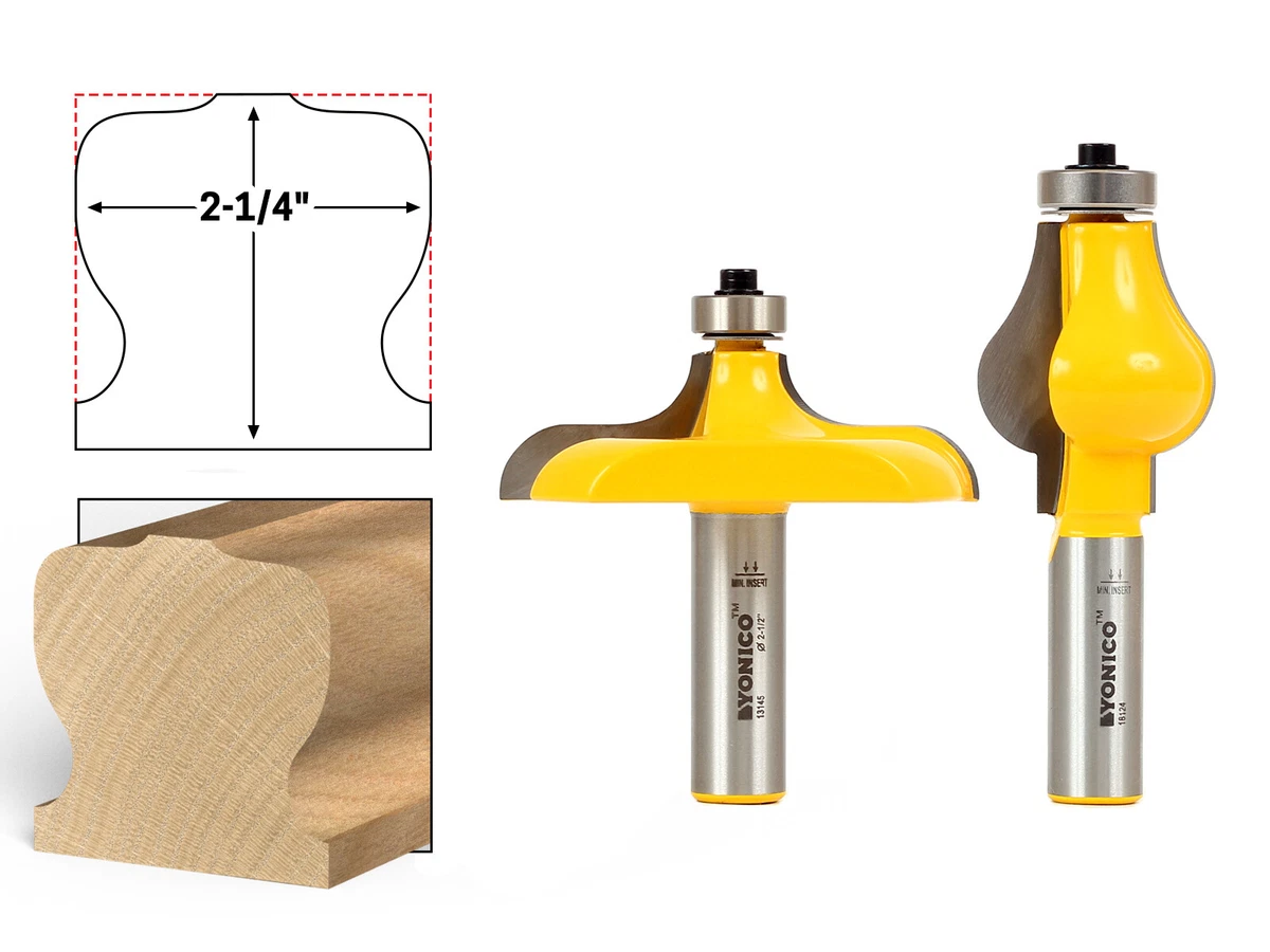 Handrail router bit set deals