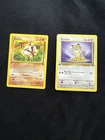 1st Edition Jungle Lot LP: Mankey, Meowth