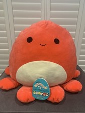 Squishmallow Large 40cm/16” Veronica The Red Octopus Kelly Toy Pre-Owned