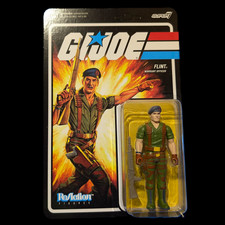 GI Joe Flint Warrant Officer Action Figure 3.75  Super7 ReAction Retro