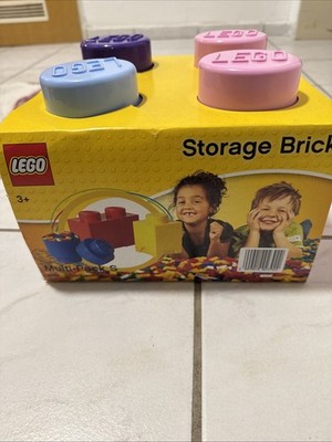 LEGO Storage Brick 4 / Aufbewahrungsbox Box Gelb Multi-Pack 3+ NEU