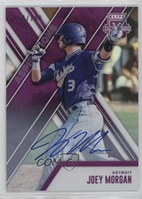 2017 Panini Elite Extra Edition Aspirations Purple /100 Joey Morgan #95 Auto 1t3