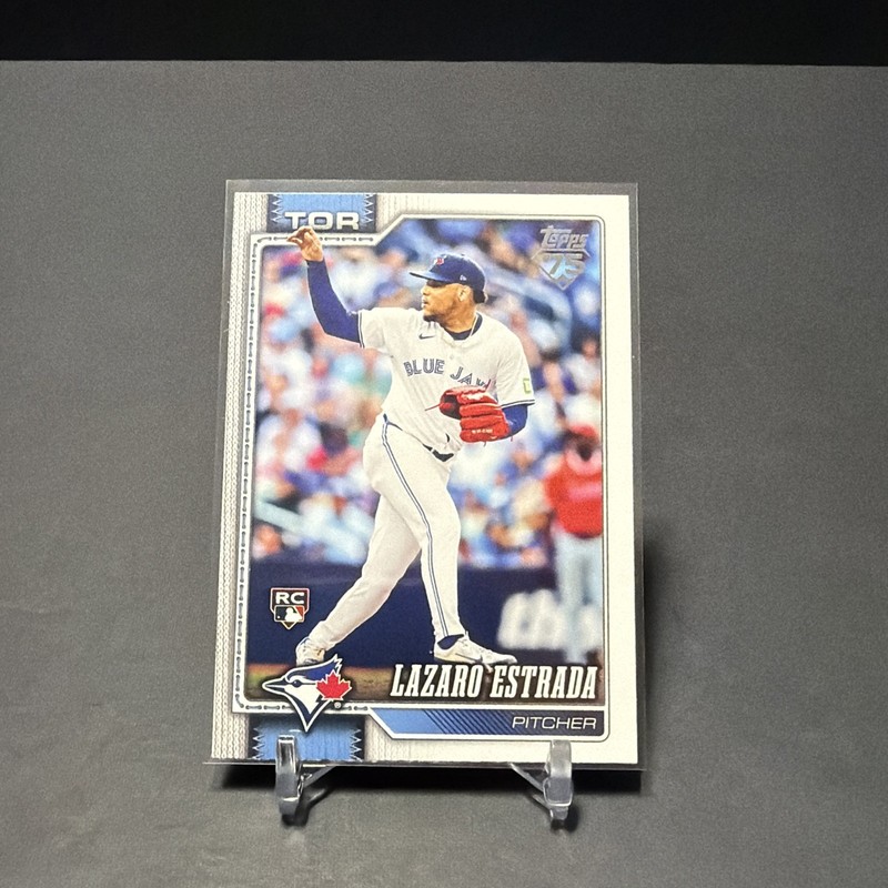 2026 Topps Lazaro Estrada Rookie Card #299 Baseball Card Blue Jays