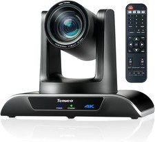 Tenveo UHD 4K PTZ Conference Camera, 12X Optical Zoom