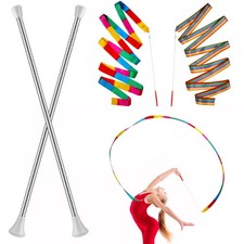 HyDren 4 Pieces Batons for Twirling Marching Band Baton Standard Stainless Steel