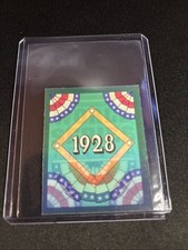 🔥The Babe And Lou Show 1991 Score 1928 World Series Trivia Mini Halogram #55