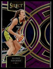 2024 Panini Select WNBA 154 Maddy Siegrist Dallas Wings Purple Prizm 110/149