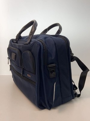 TUMI Navy Briefcase 3-Way Bag Used | eBay TUMI Navy Briefcase 3-Way Bag Used | eBay