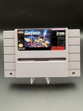Gunforce SNES Super Nintendo Game Cartridge 1992 Tested Authentic