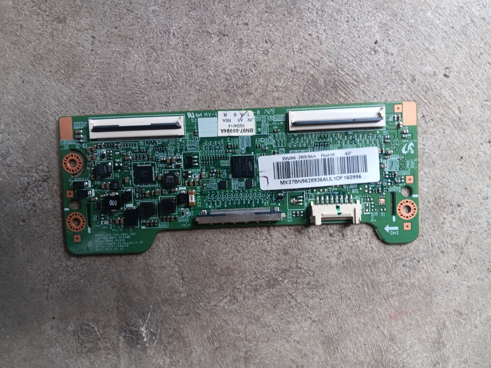 Samsung un40h5203af T-Con Board Replacement Part Original Untested