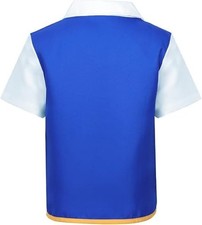 Boys Ash Ketchum Cosplay Costume Kids Anime Jacket Gloves Hat Ball Halloween — image 17
