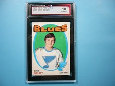 1971/72 O-PEE-CHEE NHL HOCKEY CARD #226 BRIT SELBY KSA 10 GEM MINT 71/72 OPC