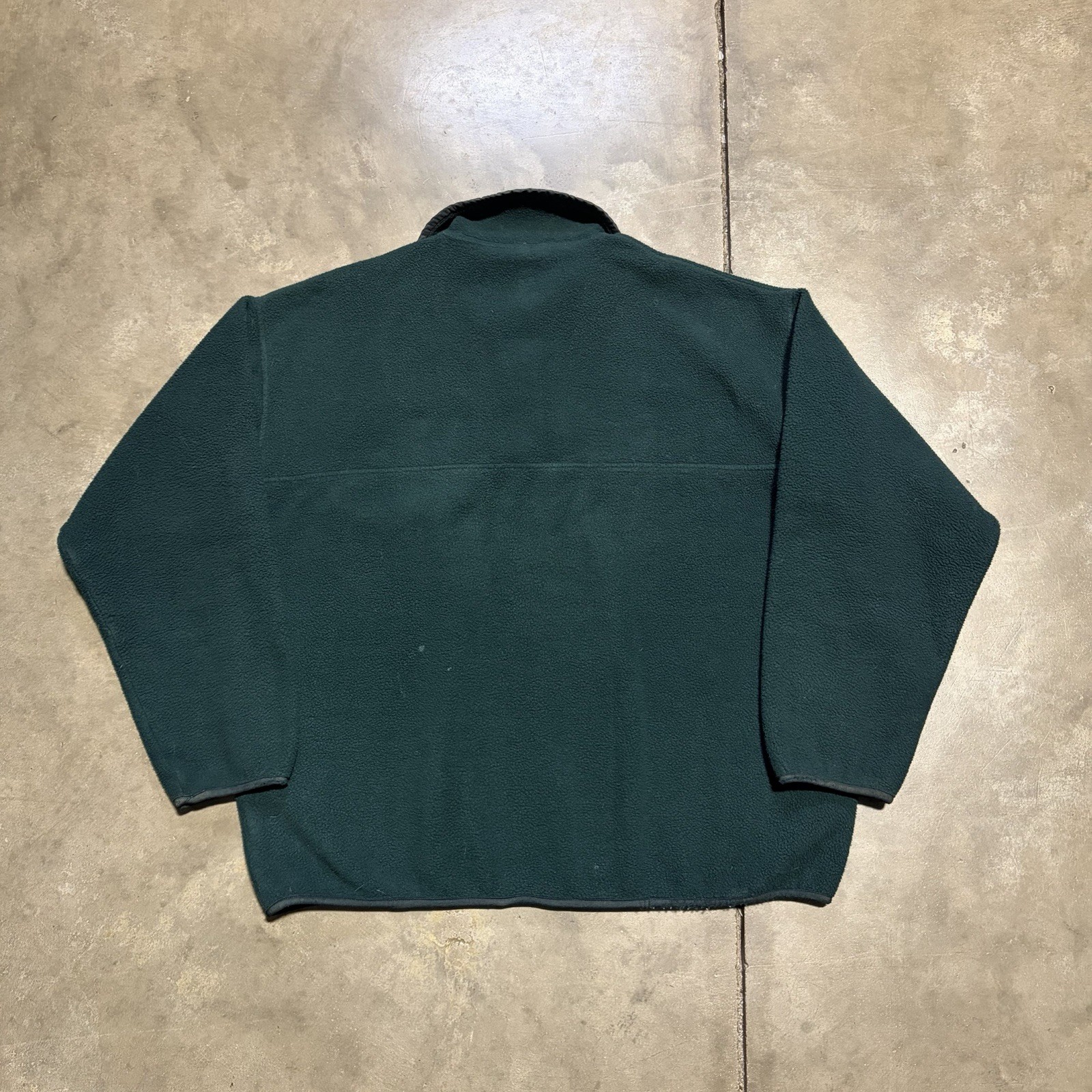 Vintage 90s Patagonia Synchilla Men XL Hunter Green Snap T Fleece Jacket USA thumbnail 7