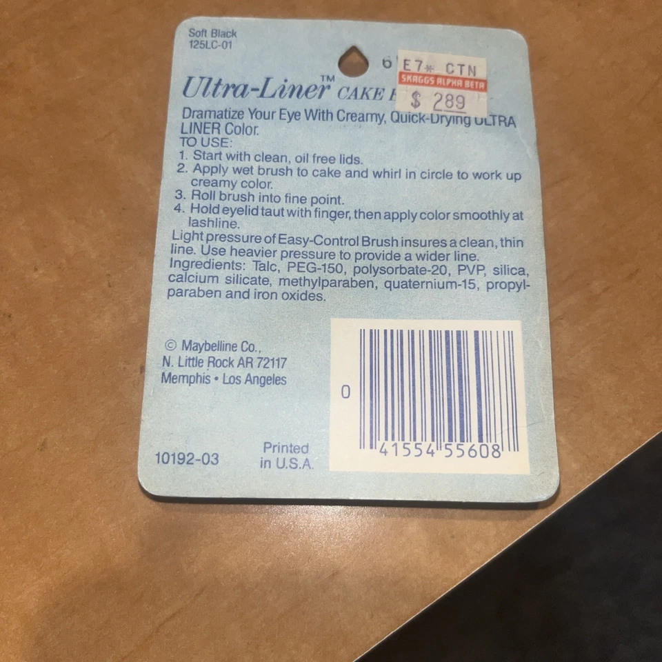 Delineador de ojos Maybelline Ultra Liner de colección 125LC-01 EE. UU. Nuevo Foto 3 de 4