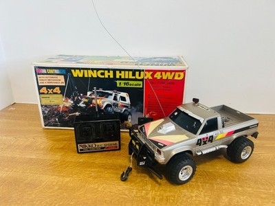 Nikko Seilwinde Hilux Toyota 4WD ferngesteuertes Auto, originalverpackt, 1982
