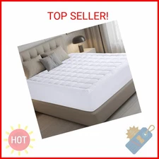 Utopia Bedding Queen Mattress Pad, Quilted Fitted Premium Mattress Protector, De