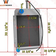 A33459 Aluminum Tractor Radiator For Case Ih 930 & Comfort King A33459