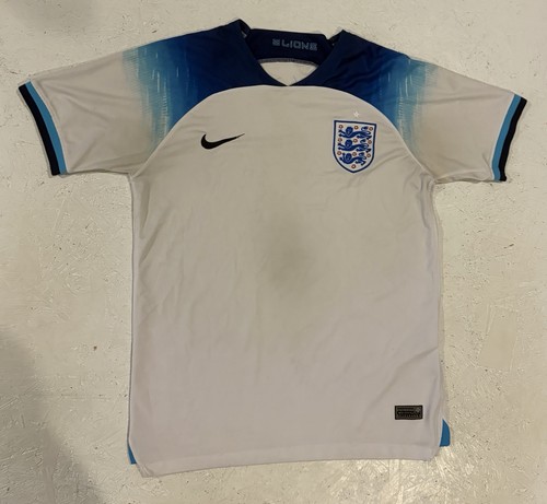 Nike England National Football Team Mens Home Jersey White Blue 2022/2023 Size M