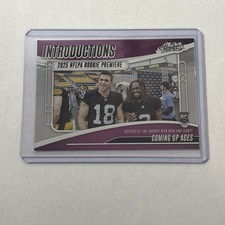 2025 Panini Absolute Jack Bech Ashton Jeanty Introductions "Coming Up Aces"