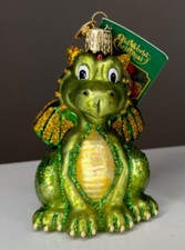 Old World Christmas Little Dragon Glass Blown Ornament 12575 NWT
