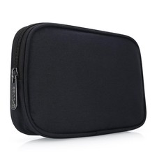 Travel Case Organizer for Small Electronics and Accessories,Tech Small, Black