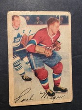 Paul Meger (Canadiens) - 1953-54 Vintage Parkhurst Hockey Card #21